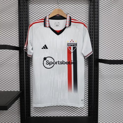 Fans Version 2023-2024 Sao Paulo White Special Soccer Jersey