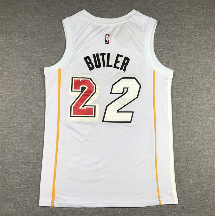 City Edition 2023 Miami Heat 22 BUTLER White NBA Jersey Basketball Shirt