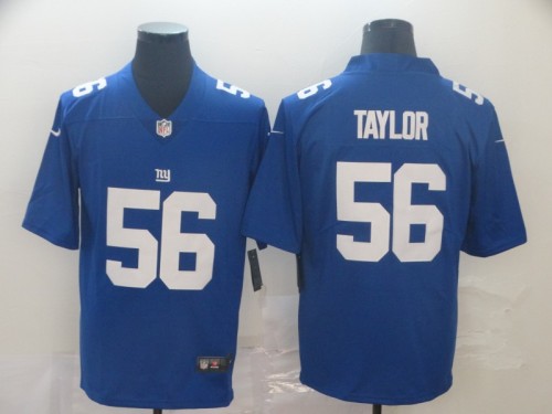 New York Giants 56 TAYLOR Blue NFL Jersey