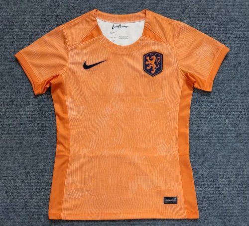 Women 2023 World Cup Netherlands Home Soccer Jersey