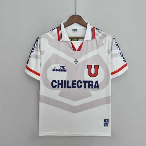Retro Jersey 1996 Universidad de Chile Away White Soccer Jersey