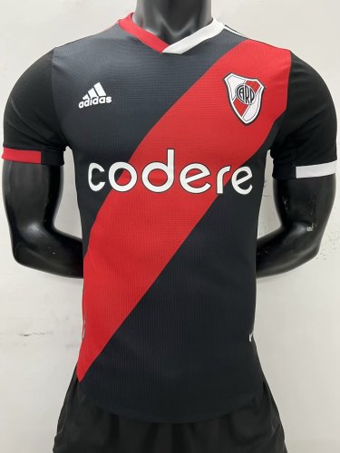 Player Version 2023-2024 River Plate Away Black Soccer Jersey