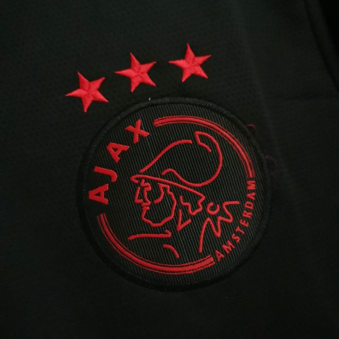 2021-2022 Fans Version Ajax Third Away Black Soccer Jersey