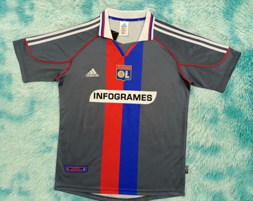 Retro Jersey 2000-2001 Lyon Away Soccer Jersey