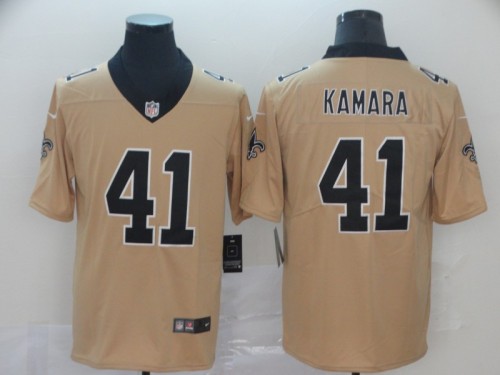 New Orleans Saints 41 Alvin Kamara Cream Inverted Legend Limited Jersey