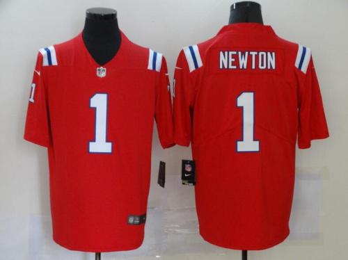 Patriots 1 Cam Newton Red Vapor Untouchable Limited Jersey