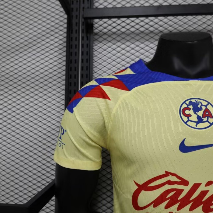 Player Version 2023-2024 Club America Aguilas Home Soccer Jersey