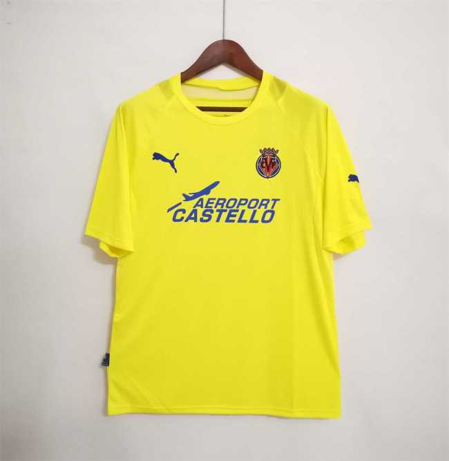 Retro Jersey 2005-2006 Villarreal Home Soccer Jersey Football Shirt