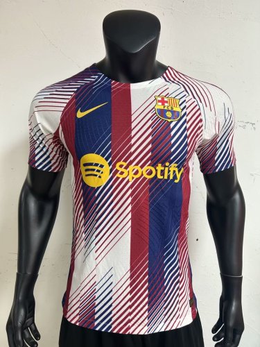 Player Version 2023-2024 Barcelona Soccer Training Jersey Barca Futbol Shirt