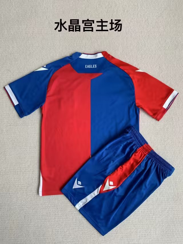 Adult Uniform 2023-2024 Crystal Palace Home Soccer Jersey Shorts