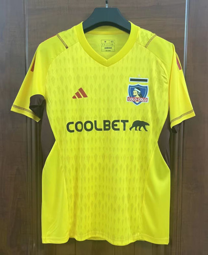 Fans Version 2023-2024 Colo-Colo Yellow Soccer Training Jersey