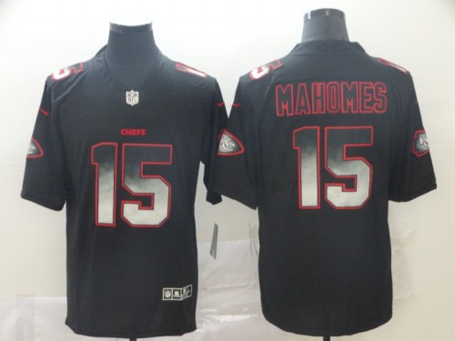 Kansas City Chiefs #15 MAHOMES Black/Red NFL Jersey