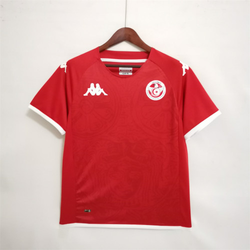 Fans Version 2022 World Cup Tunisia Home Soccer Jersey
