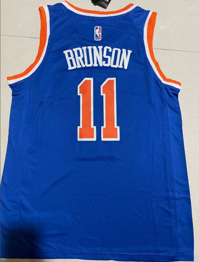 2023 City Edition New York Knicks 11 BRUNSON Blue NBA Shirt