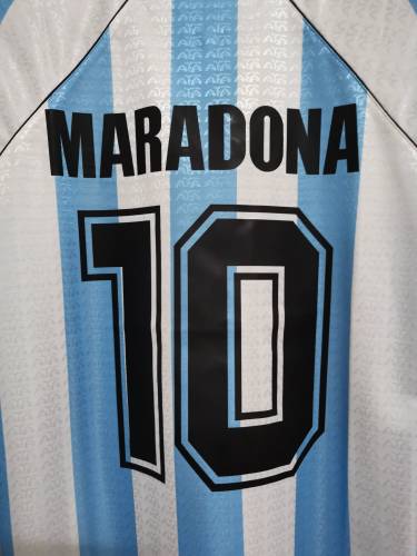 Retro Jersey Argentina 1994-1996 MARADONA 10 Home Soccer Jersey