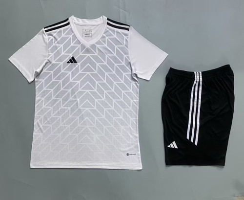 AFX-#731 White DIY Custom Blank Uniforms Soccer Jersey Shorts