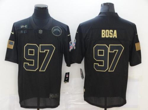 Chargers 97 Joey Bosa Black 2020 Salute To Service Limited Jersey