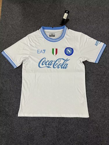 Fans Version 2023-2024 Calcio Napoli White Soccer Jersey