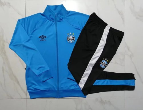 2023-2024 Gremio Blue Soccer Training Jacket and Black Pants