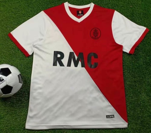 Retro Jersey 1977-1982 As Monaco Home Soccer Jersey