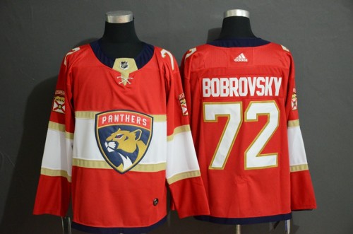 Florida Panthers #72 BOBROVSKY Red NHL Hockey Jersey