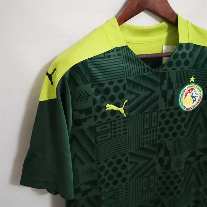 Fans Version 2022 Senegal Away Green Soccer Jersey