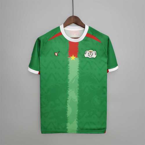 Fans Version 2022 Burkina Faso Green Soccer Jersey