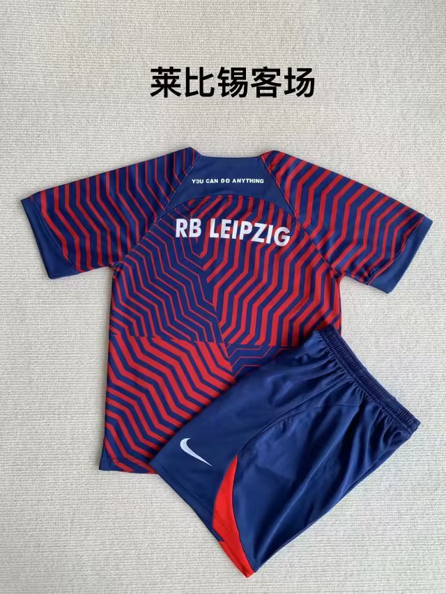 Adult Uniform 2023-2024 RB Leipzig Away Soccer Jersey Shorts