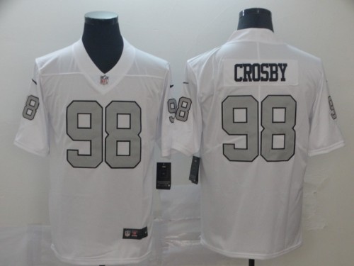 Oakland Raiders 98 Maxx Crosby White Vapor Untouchable Limited Jersey