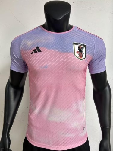 Player Version 2023-2024 Japan Away Pink Soccer Jersey
