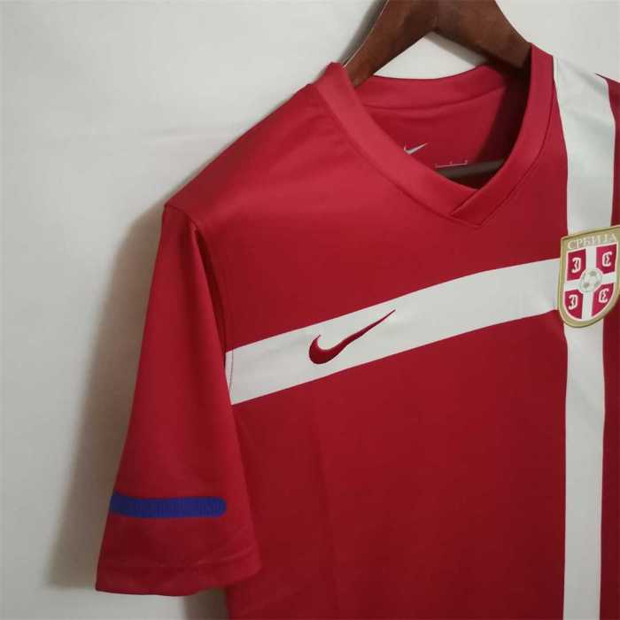 Retro Jersey 2010 Serbia Home Soccer Jersey Vintage Football Shirt
