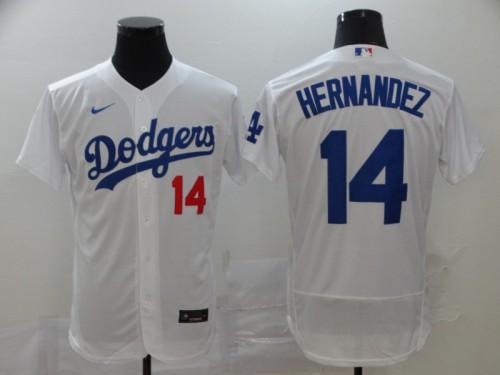 Los Angeles Dodgers 14 HERNANDEZ White 2020 Flexbase Jersey