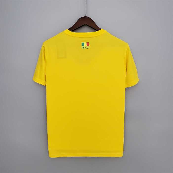 Special Version 2022 Mali Yellow Soccer Jersey