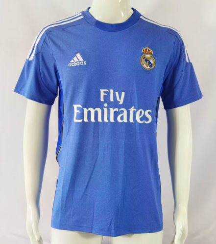 Retro Jersey 2013-2014 Real Madrid Away Blue Soccer Jersey