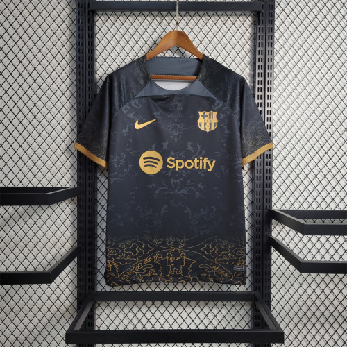 Fans Vesion 2023-2024 Barcelona Special Black Soccer Jersey