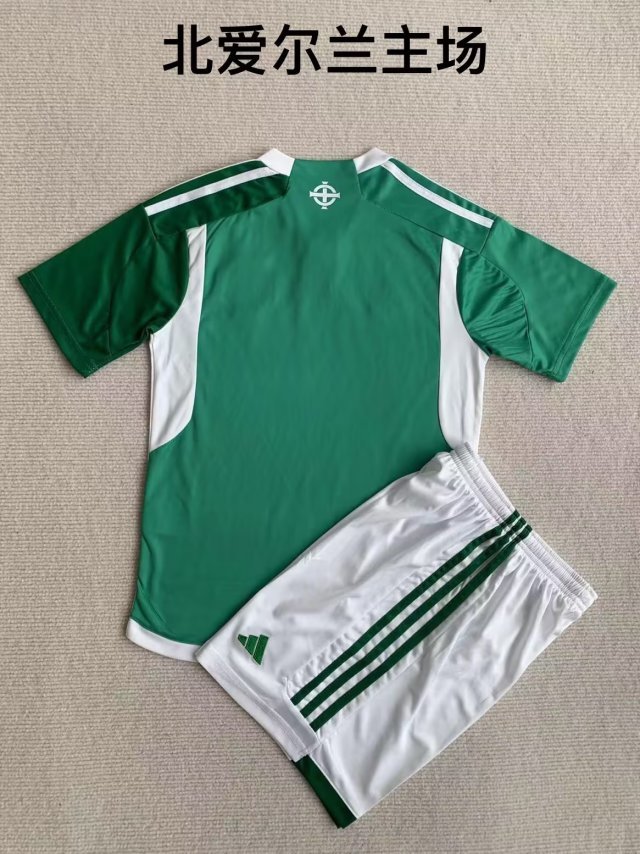 Adult Uniform 2023-2024 Northern Ireland Home Soccer Jersey Shorts