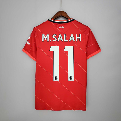 Fans Version 2021-2022 Liverpool M.SALAH 11  Home Soccer Jersey