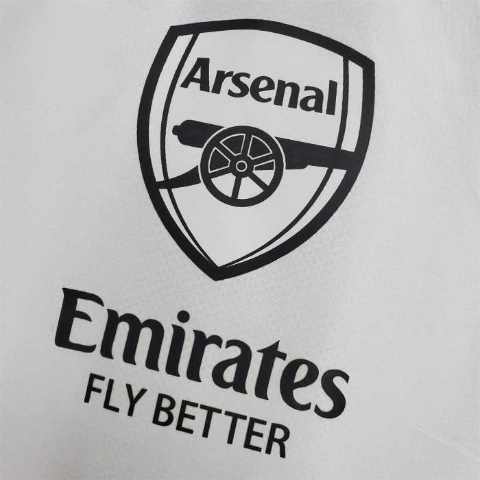 2022 Arsenal White Soccer Windbreaker Jacket