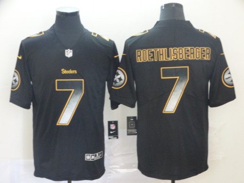 Pittsburgh Steelers #7 ROETHLISBERGER Black NFL Jersey