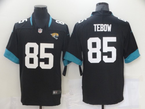 Jaguars 85 Tim Tebow Black 2021 NFL Draft Vapor Untouchable Limited Jersey