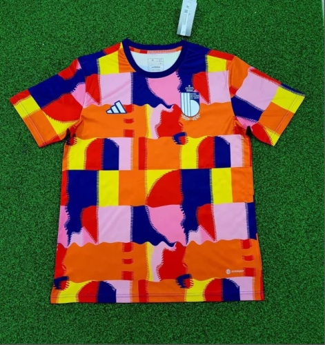 Fans Version 2022-2023 BEL Colorful Soccer Training Jersey