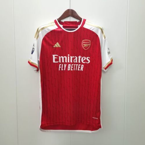 with EPL Patch Martin Odegaard shirt for Fan Version 2023-2024 Arsenal Home Soccer Jersey