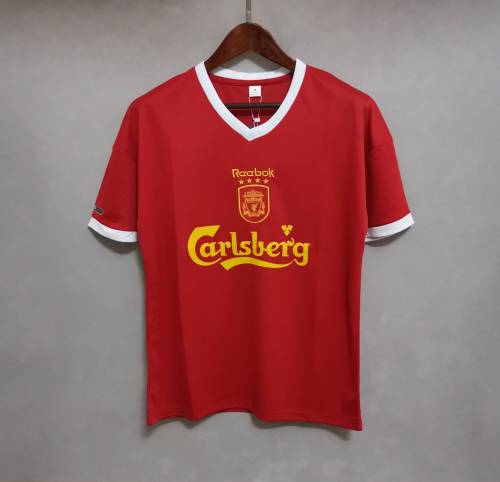 Retro Jersey 2000-2001 Liverpool Home Soccer Jersey Vintage Football Shirt