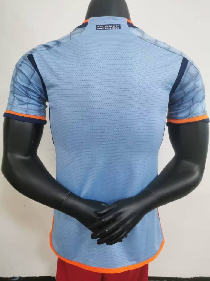 Player Version 2023-2024 New York City Home Soccer Jersey