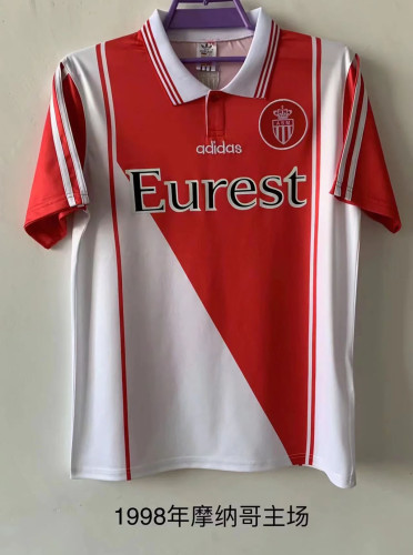 Retro Jersey 1998-1999 AS Monaco Home Soccer Jersey