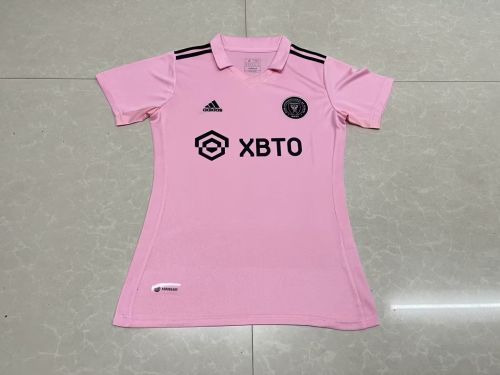 Women 2023-2024 Inter Miami Home Soccer Jersey Lady Football Shirt