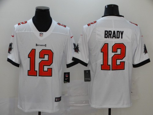 Tampa Bay Buccaneers 12 Tom Brady White New 2020 Vapor Untouchable Limited Jersey
