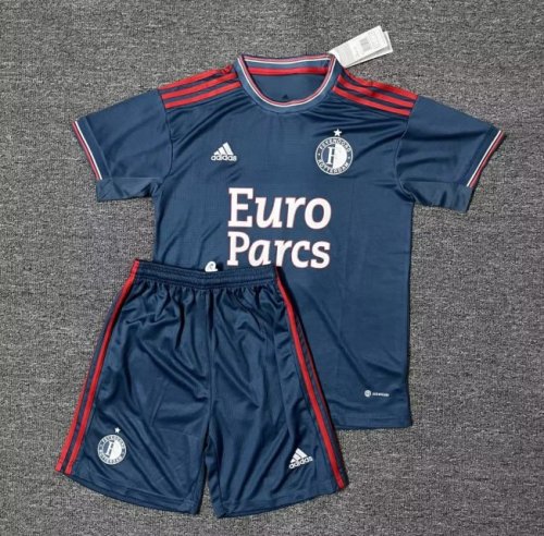 Adult Uniform 2022-2023 Feyenoord Rotterdam Soccer Jersey Shorts