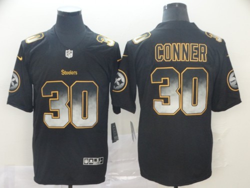 Pittsburgh Steelers #30 CONNER Black/Yellow NFL Jersey