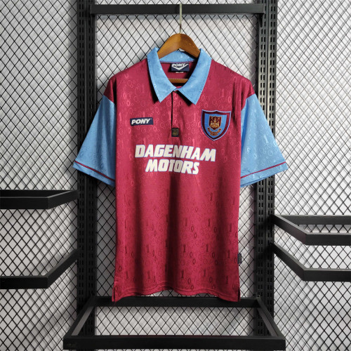 Retro Jersey 1995-1997 West Ham United Home Soccer Jersey